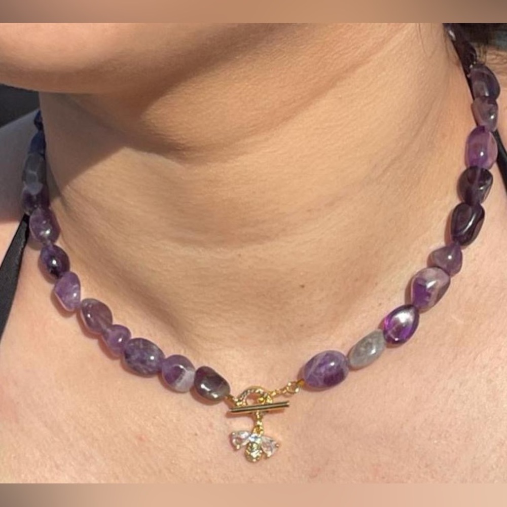 HANDMADE CRYSTAL QUARTZ JEWELRY NECKLACE